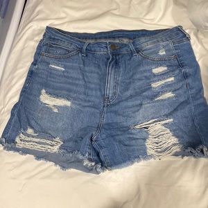 Distressed demon shorts